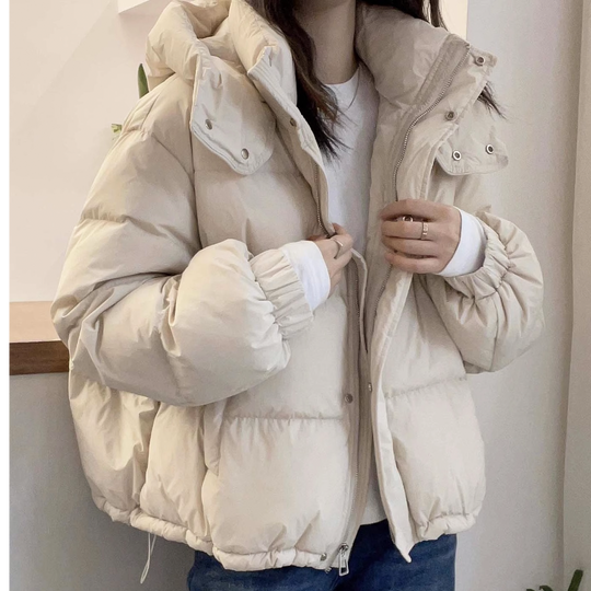 Damen Winterjacke mit voluminösem Schnitt R&B