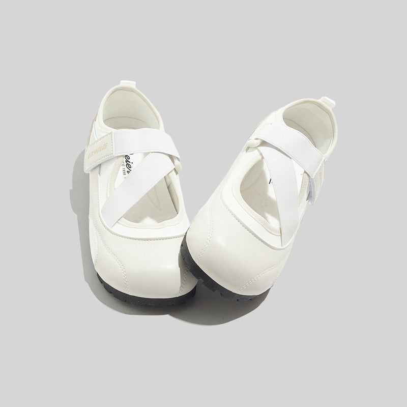 Damen Sportliche Freizeitschuhe mit verstellbarem Klettverschluss und rutschfester Sohle