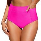 Damen Hochtaillierte Badeshorts R&B