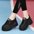 Damen Plateau-Sneaker mit rutschfester Sohle und modischer Schnürung R&B