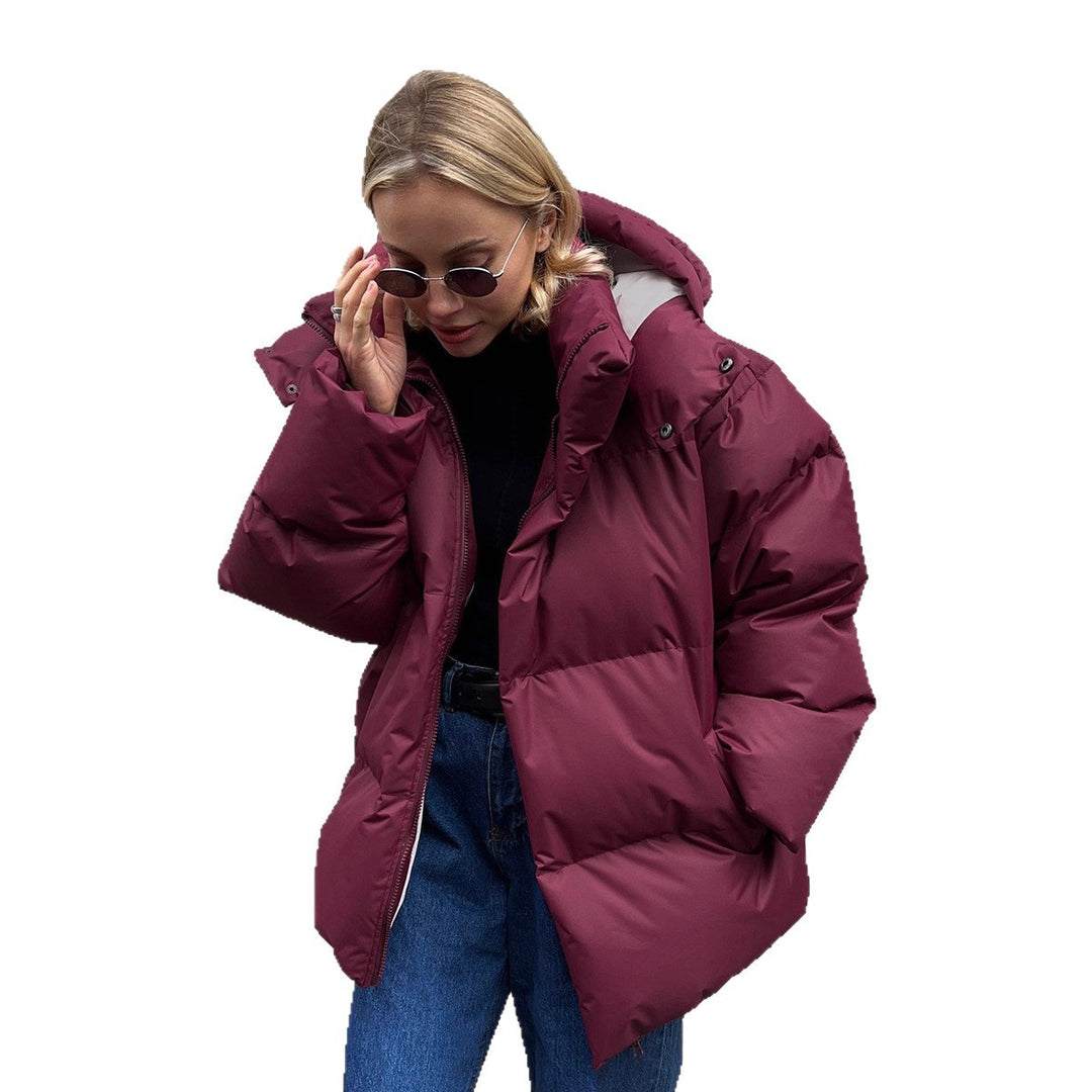 Damen Übergroße Daunenjacke R&B