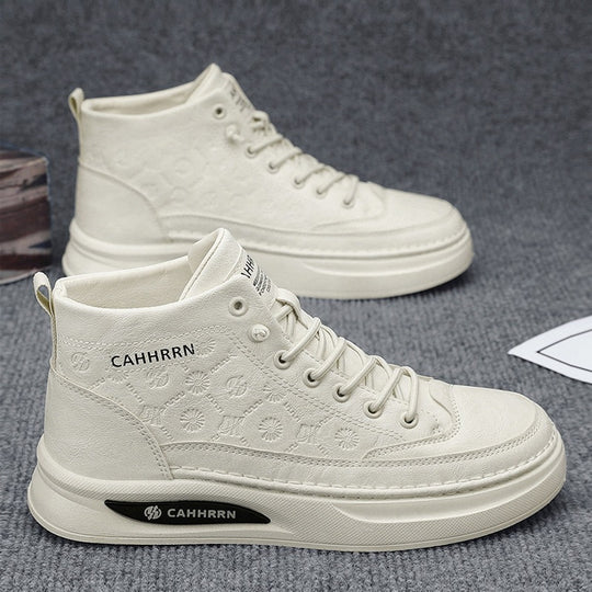 Damen Modische High-Top Sneakers mit atmungsaktiver Oberflächenstruktur R&B