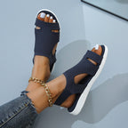 Damen Komfortable Sandalen mit atmungsaktivem Mesh-Obermaterial und rutschfester Sohle R&B