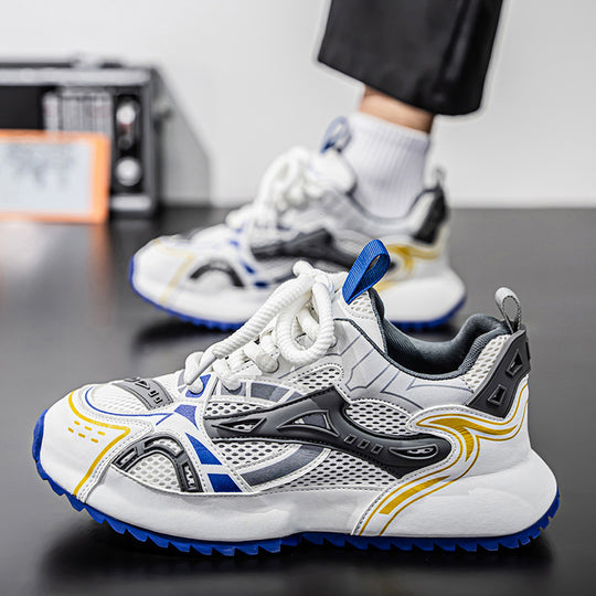 Damen Sportliche Sneakers mit stoßdämpfender Sohle und futuristischem Design R&B