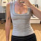 Damen Funktions-Tanktop mit doppeltem Trägersystem und atmungsaktivem Stoff R&B