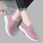 Damen Slip-On Freizeitschuhe mit atmungsaktivem Obermaterial und rutschfester Sohle R&B