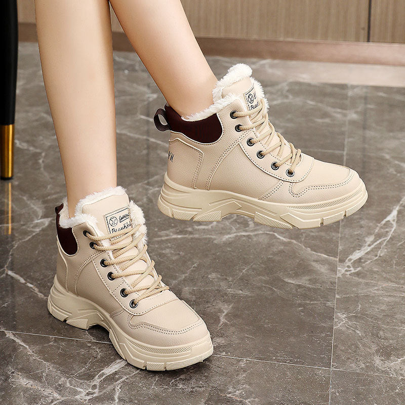 Damen gefütterte High-Top Sneaker R&B