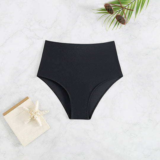 Damen Hochtaillierte Badeshort R&B