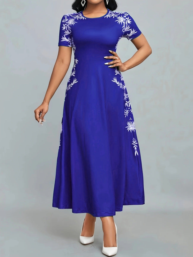 Damen Elegantes Maxikleid mit floralen Stickereien R&B