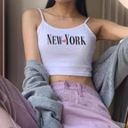 Damen Crop-Top mit trendigem Schriftzug R&B