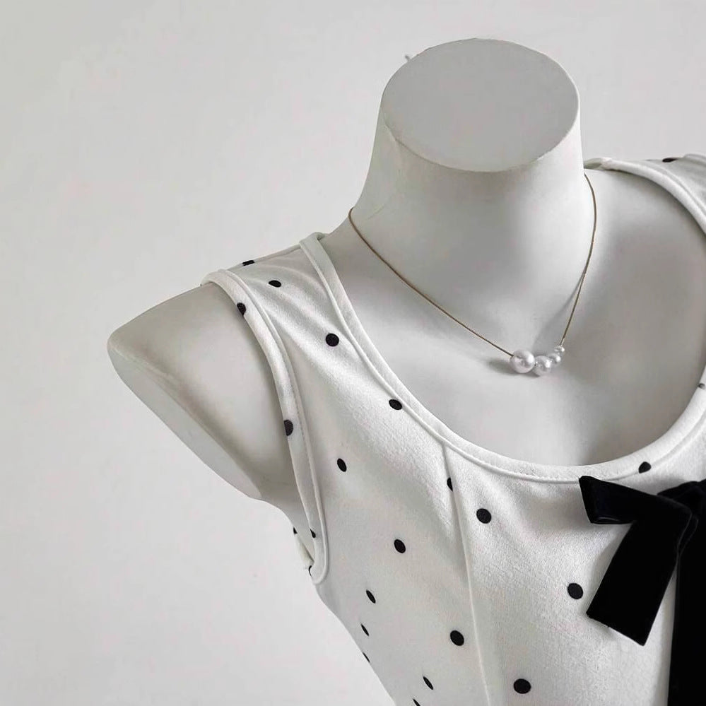 Damen Top mit Rüschendetails und Schleifen R&B