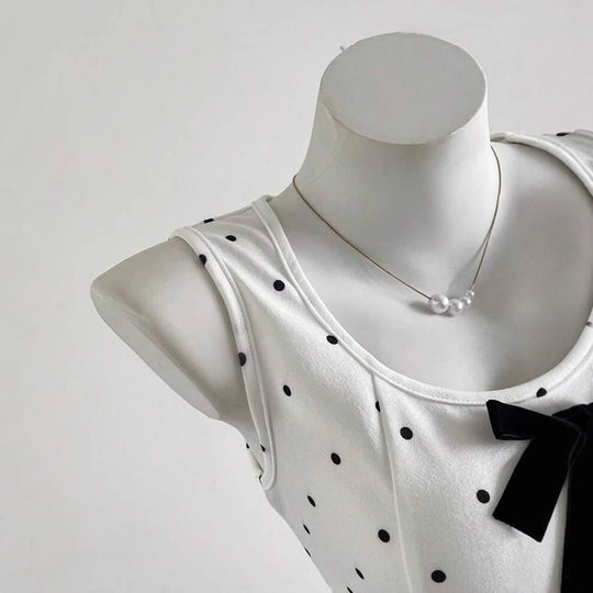Damen Top mit Rüschendetails und Schleifen R&B