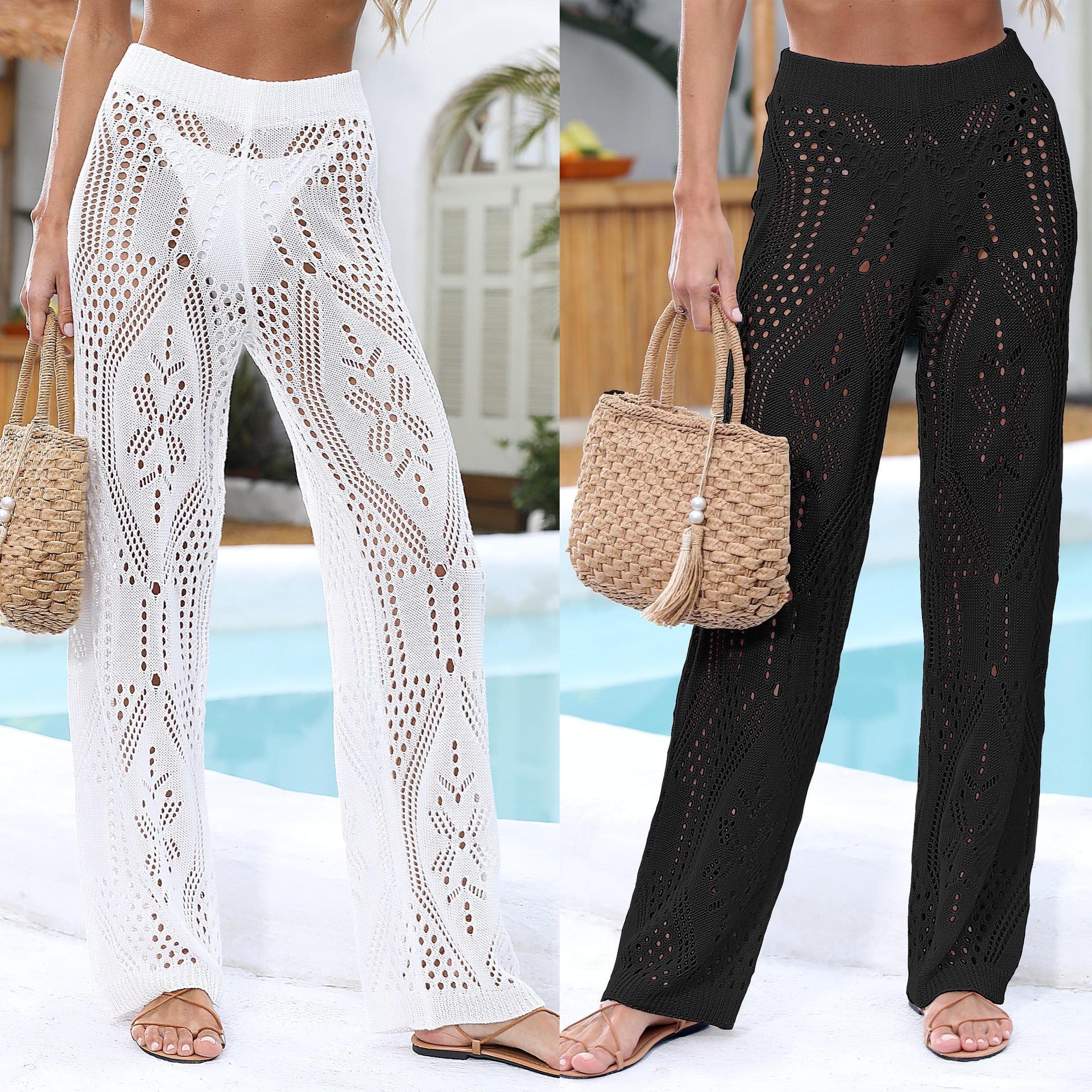 Damen Häkel-Strandhose R&B
