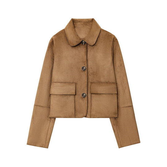 Damen Kurzjacke mit praktischen Taschen R&B