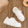 Damen Sportliche Plateau-Sneaker mit atmungsaktiver Mesh-Oberfläche und modischem Design R&B