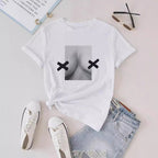 Damen T-Shirt mit innovativem Grafikdesign R&B