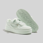 Damen Modische Plataforma Sneakers mit weicher Dämpfung