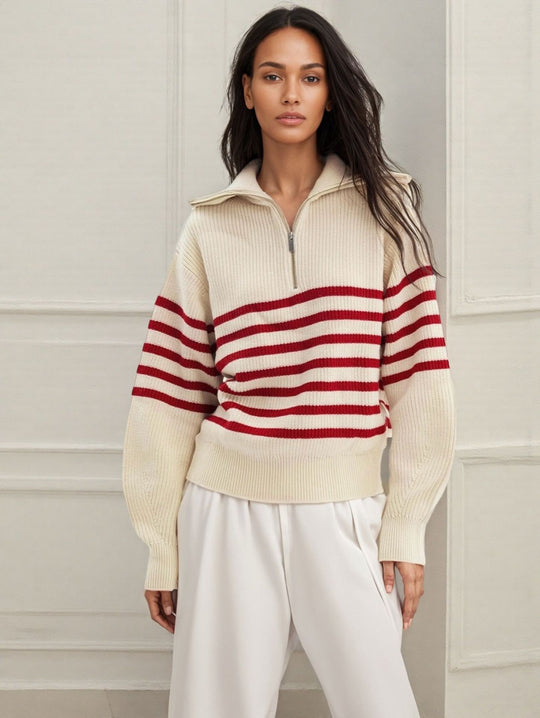 Damen Strickpullover im maritimen Stil R&B