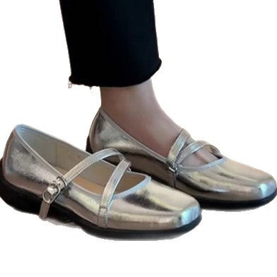 Damen Ballerinas mit verstellbarem Riemchen und gepolsterter Innensohle R&B