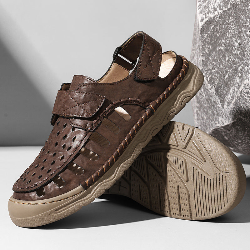 Damen Atmungsaktive Freizeitsandalen mit verstellbarem Klettverschluss und rutschfester Sohle R&B