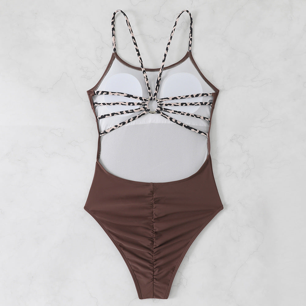 Damen Einteiler-Badeanzug mit raffinierten Schnittdetails R&B