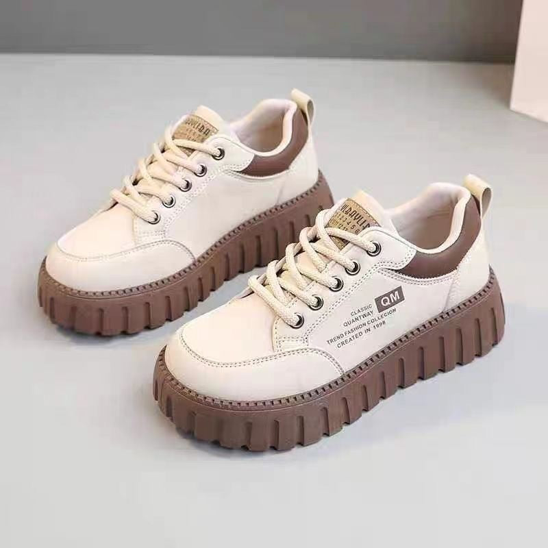 Damen modische Platform Sneaker mit verstärkter Sohle R&B