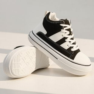 Damen Hohe Sneakers mit trendigen Kontrastelementen R&B