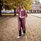 Damen Übergröße Langmantel R&B