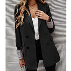 Damen Modischer Blazer mit doppelter Knopfleiste und eleganten Details R&B