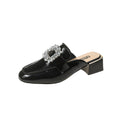 Damen Glamouröse Mules mit funkelndem Bling-Riemen