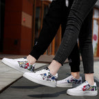 Damen Modische Sneakers mit buntem Grafiken-Design R&B