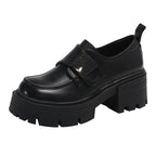 Damen Trendige Stiefeletten mit robuster Profilsohle und modischem Riemenverschluss R&B