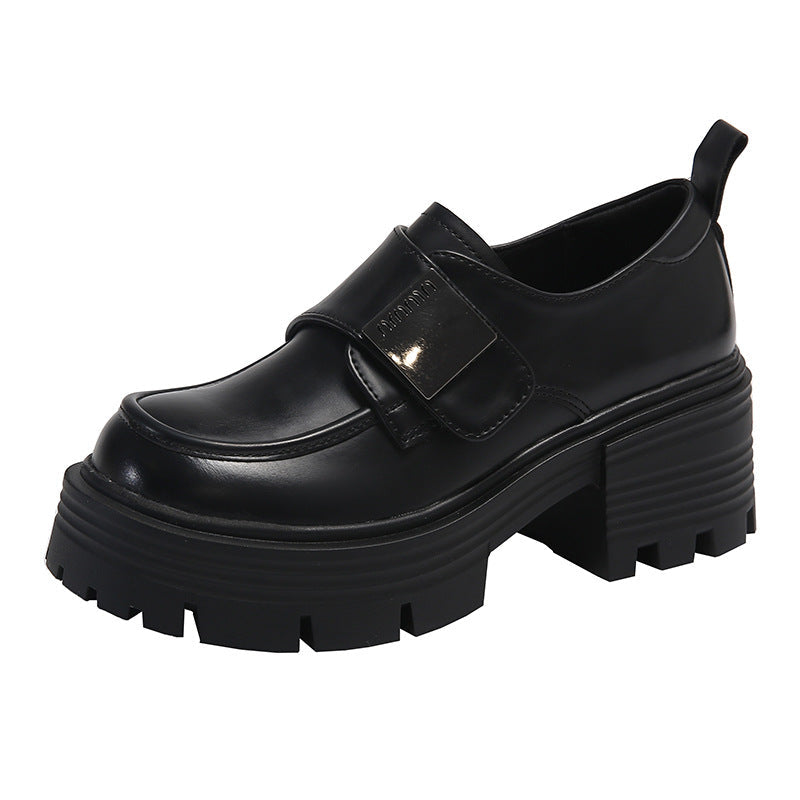 Damen Trendige Stiefeletten mit robuster Profilsohle und modischem Riemenverschluss R&B