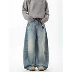 Damen Weit geschnittene Jeans im Urban-Style
