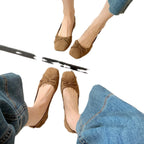Damen Ballerina-Schuhe mit dekorativem Schleifendetail und bequemer Passform