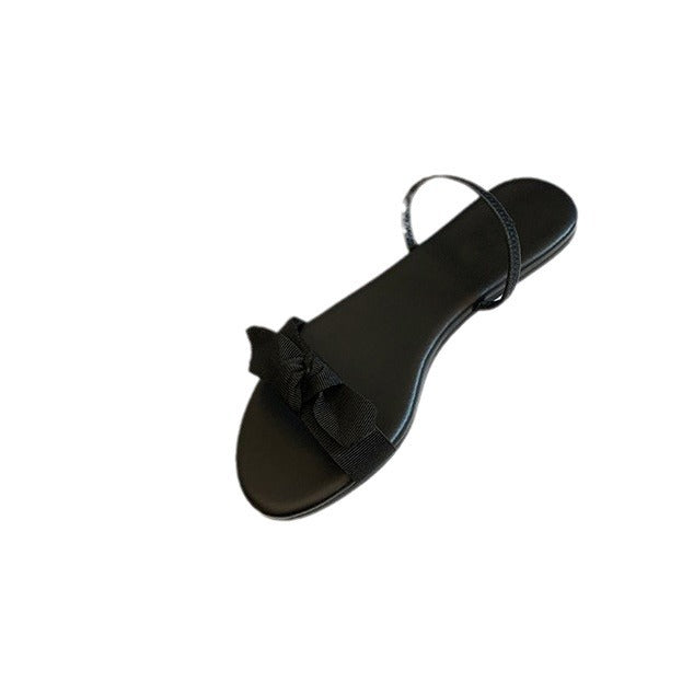 Damen Elegante und bequeme Sandalen mit dekorativem Schleifenakzent R&B