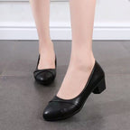 Damen Elegante und bequeme Pumps mit Blockabsatz R&B