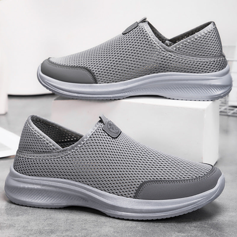Damen Atmungsaktive Slip-On Freizeitschuhe mit elastischem Mesh-Obermaterial R&B