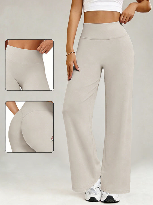 Damen Sportliche Hochbund-Hose R&B