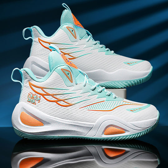 Damen Sportliche High-Top Sneakers mit atmungsaktiver Mesh-Oberfläche und dämpfendem Fußbett R&B
