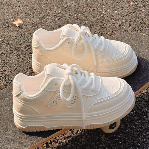 Damen modische Sneaker mit nautischem Fischdesign und gepolsterter Sohle R&B
