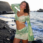 Damen Raffiniertes Minikleid mit Off-Shoulder Design und Raffung R&B