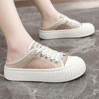 Damen Sneaker mit atmungsaktiver Obermaterialstruktur und elastischem Futter R&B