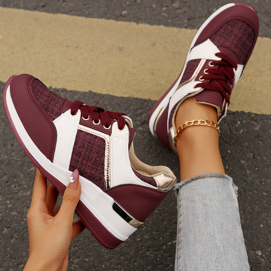 Damen Sportliche Sneakers mit atmungsaktivem Netzobermaterial und modischem Design R&B
