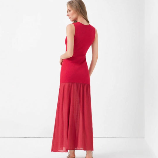 Damen Plissiertes Maxikleid mit eleganter Silhouette und hochwertiger Verarbeitung R&B