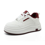 Damen modische Plateau Sneakers mit strukturiertem Obermaterial und komfortabler Dämpfung R&B