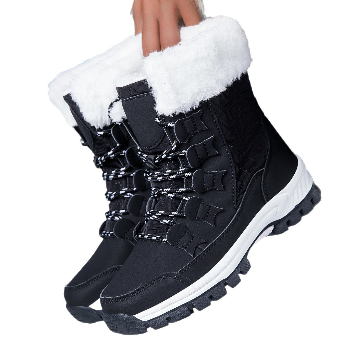 Damen Isolierte Winterstiefel mit rutschfester Sohle und weichem Innenfutter R&B