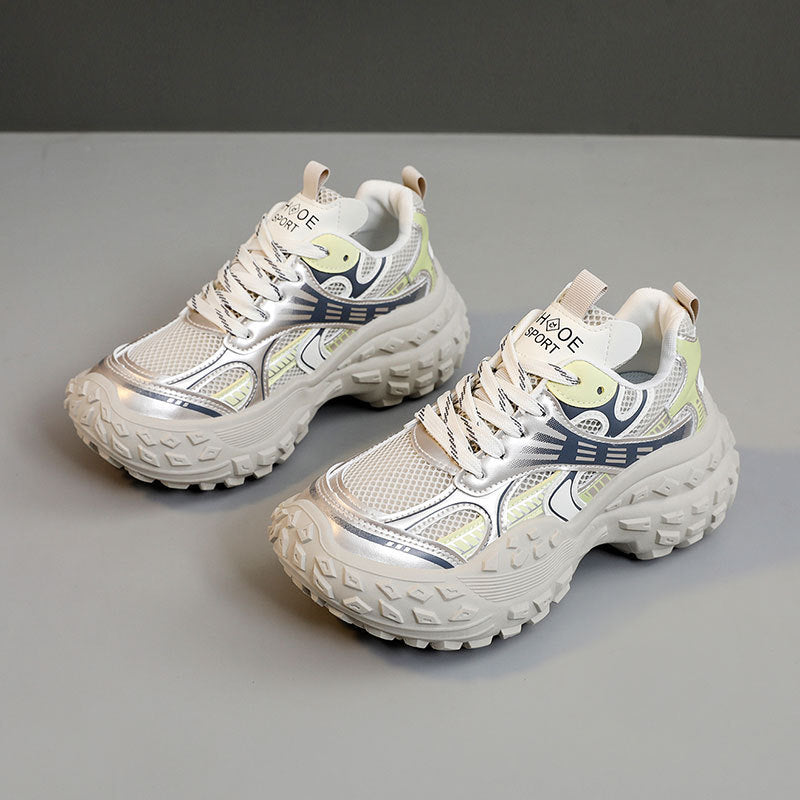Damen sportliche Lauf-Sneaker mit stoßdämpfendem Komfort und atmungsaktiver Konstruktion R&B