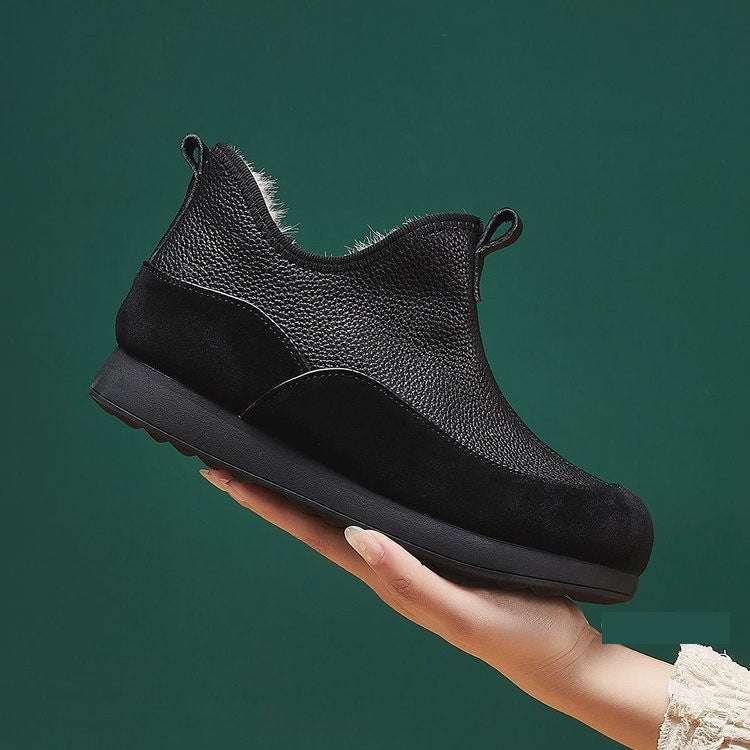 Damen modische High-Top Sneakers mit wärmendem Innenfutter und rutschfester Sohle R&B