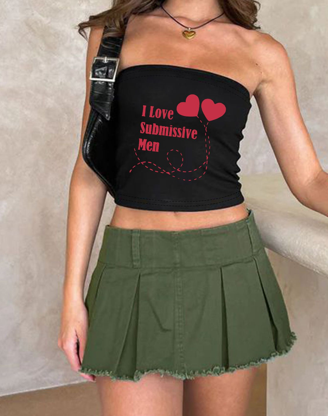Damen Bandeau-Top mit maritimen Motiv und elastischem Material R&B